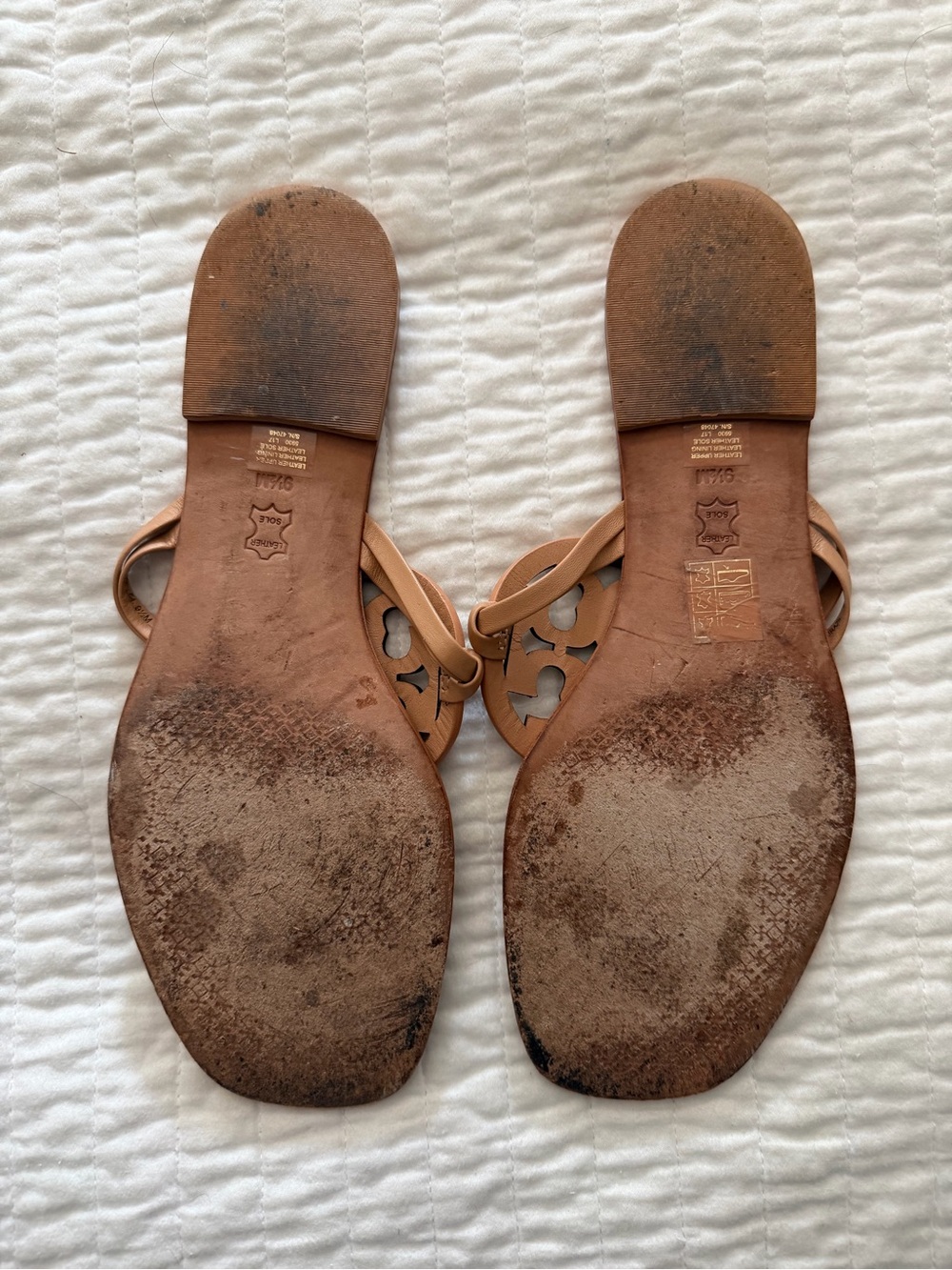 Tory Burch Leather Miller Sandals - Picture 5 of 5